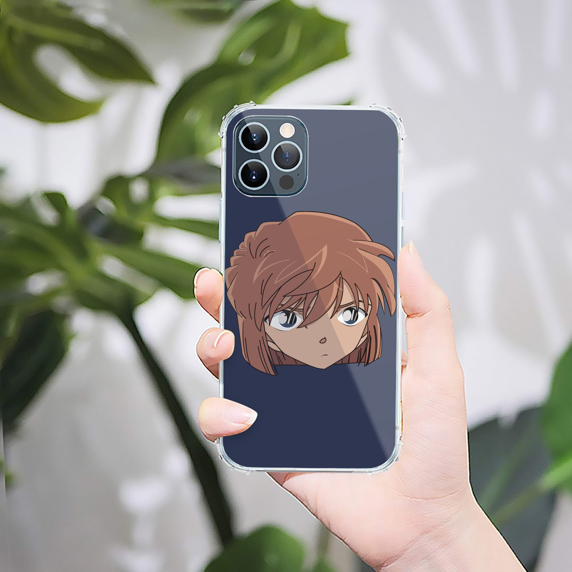 （画像用） 名探偵コナン 灰原 哀 はいばら あい Detective Conan Anita Hailey、Vi Graythorn Haibara Ai 【iPhone 12シリーズ対応】透明スマホケース（クリアソフトケース）